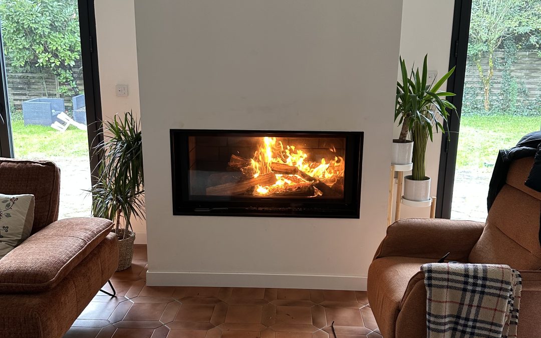 Installation d&rsquo;une cheminée Trou à feu à CENON